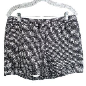 Apt 9 Black White Geo Plaid Shorts